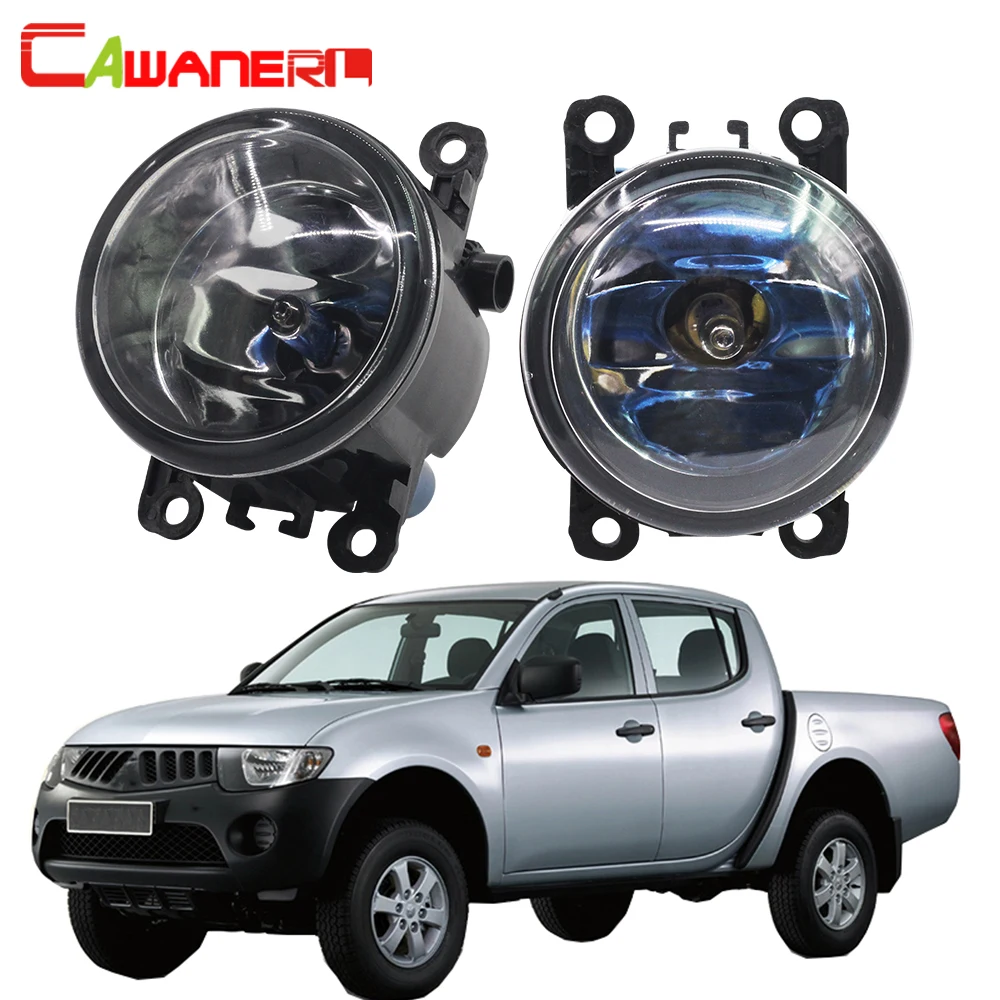 Cawanerl For Mitsubishi L200 KB_T KA_T Pickup 2005-2012 100W H11 Car Halogen Fog Light Daytime Running Lamp DRL 4300K Warm White