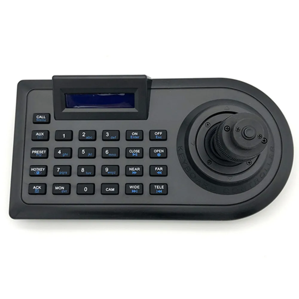 

4-Axis Security CCTV System Multi-function Joystick Keyboard Controller RS485 LCD Display for High Speed Dome PTZ Camera control