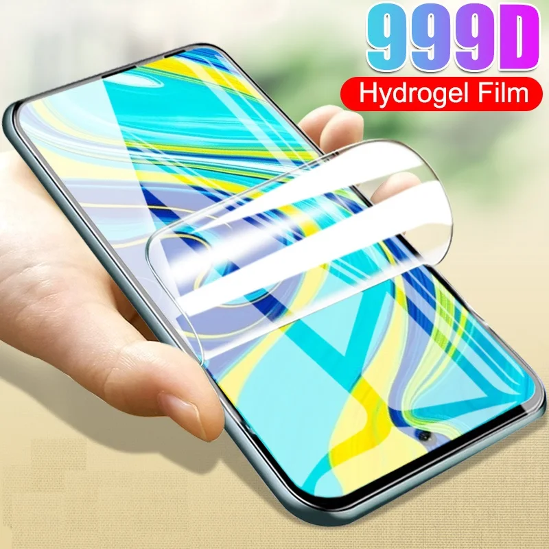 Soft Film Hydrogel For Xiaomi Redmi Note 9S 9T Glass Poco X3 M3 8T 8 9 Pro 10T Lite Full Cover HD Screen Protector