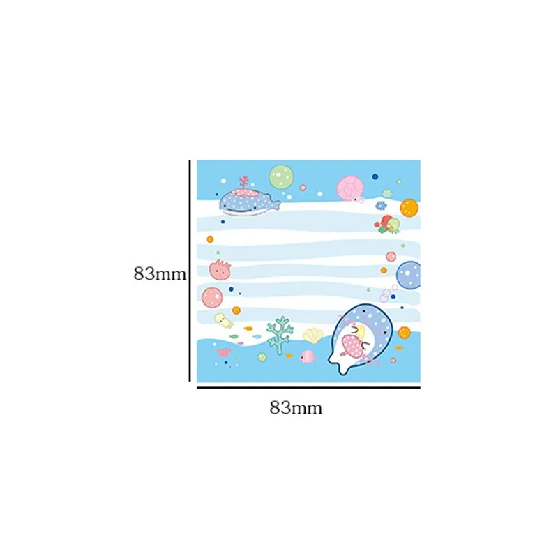 1Pack Memo Pad Student Sticky Notes Notepad Kantoor Planner School Stationair