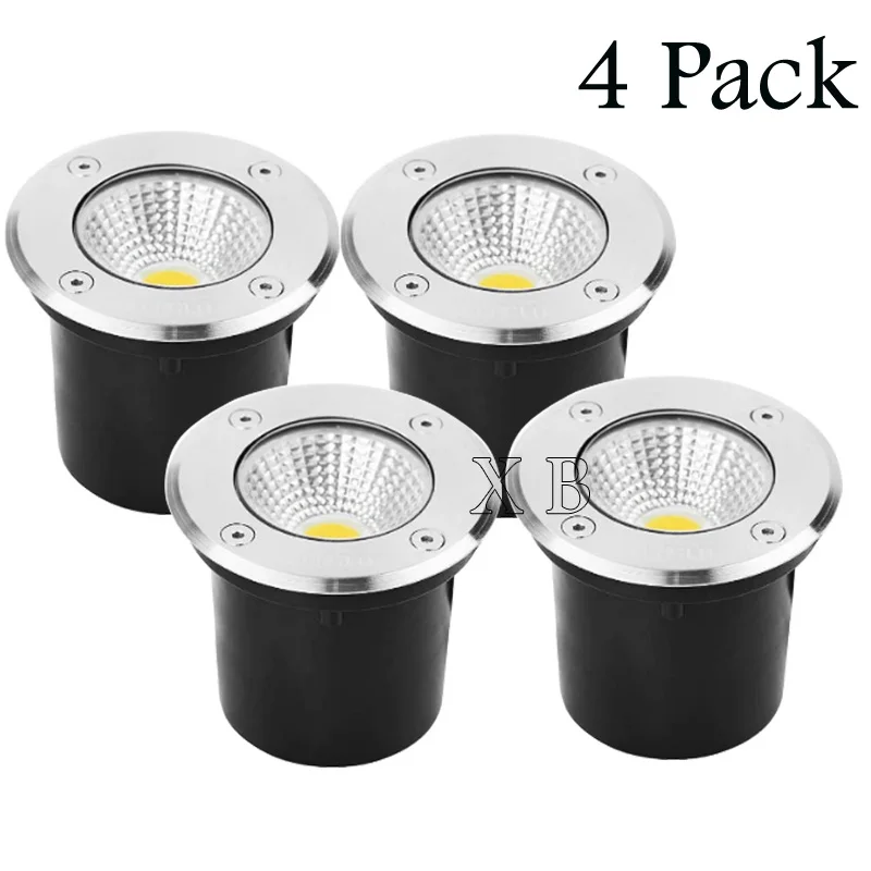 Lámpara LED subterránea para jardín, luz LED COB en aluminio con potencia de 3W, 5W, 10W, para iluminación en suelo, terreno de exterior, paisaje de jardín, camino, patio, voltaje de 85-265V 12V IP68