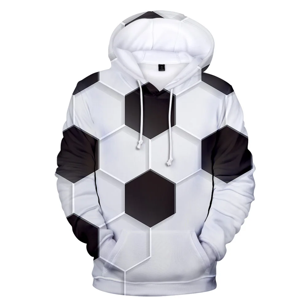 Personality New 3D Football Soccer Hoodies Men Women Sweatshirts Kids 3D Hoodie Suitable Boys Girls Harajuku Tracksuits Oversize