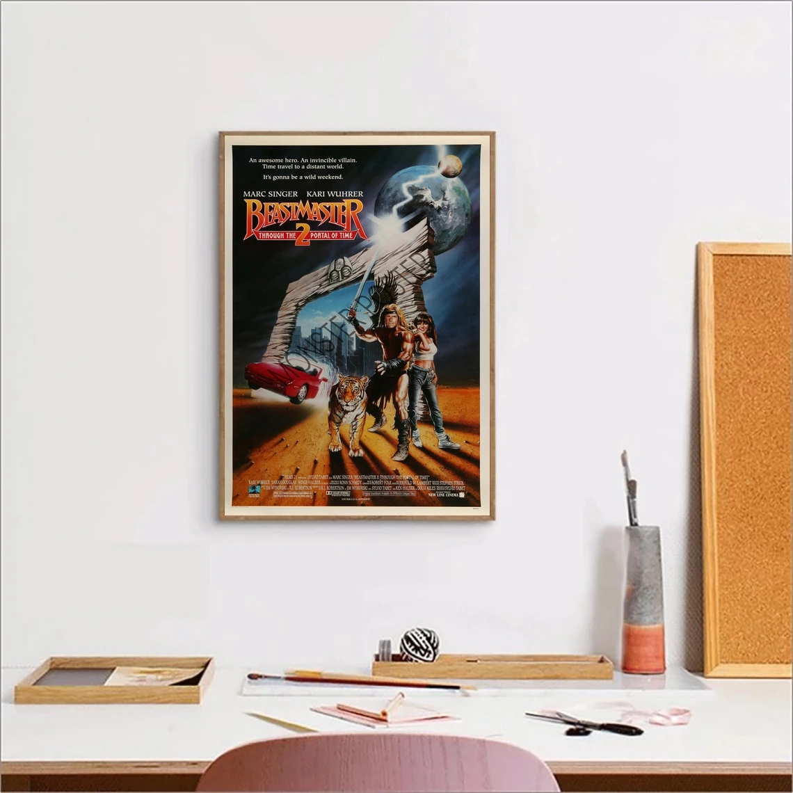 Beastmaster 2 Through the Portal of Time Movie Poster Home Decoration Wall Painting (No Frame)