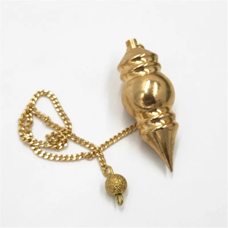 Péndulo de espíritu de Metal colgante, adivinación de espíritu, estándar sólido de cobre puro, Péndulo de hipnosis para novatos, nuevos