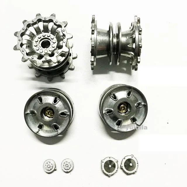 Steel Gear box /Metal track/metal wheel hub set/Metal main gears for Henglong 3909-1 1/16 Soviet Union T-34/85 RC tank Upgrade