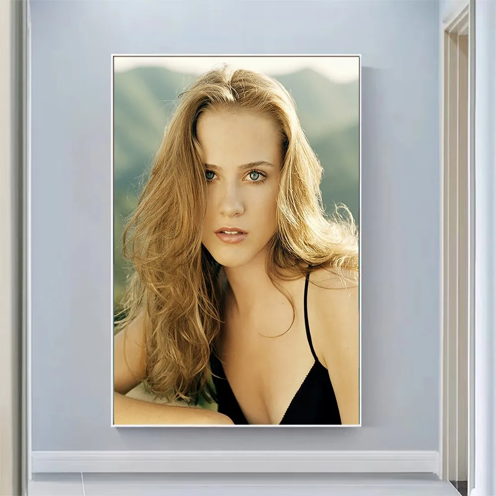 Silk Cloth Wall Poster Evan Rachel Wood Art Home Decoration Gift