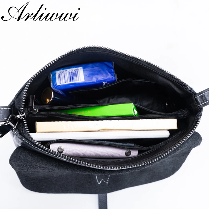 100% REAL LEATHER Top Quality Flap Messenger Bags For Women Soft Cowhide Cross Body Handbags New