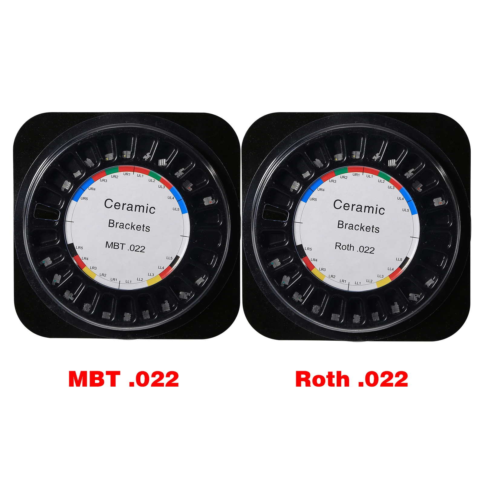 

2 Type High Quality 1/5/10/20 Bags Dental Orthodontic Ceramic Bracket Braces Roth./MBT.022 Hooks 3-4-5 Teeth Adjustment
