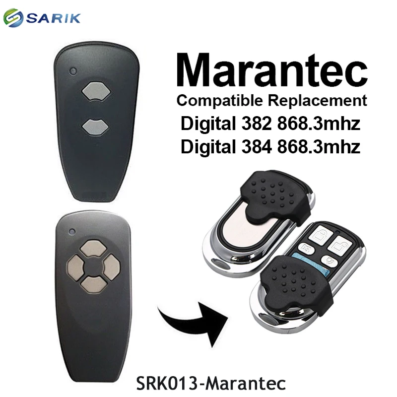 

Marantec D302,D304 868Mhz Garage Door/Gate compatible Remote Control Duplicator free shipping