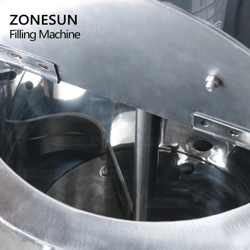 Zonesun batom aquecimento mexendo máquina de enchimento com tanque aquecedor de mistura hopper quente para chocolates crayon artesanal sabão fillier