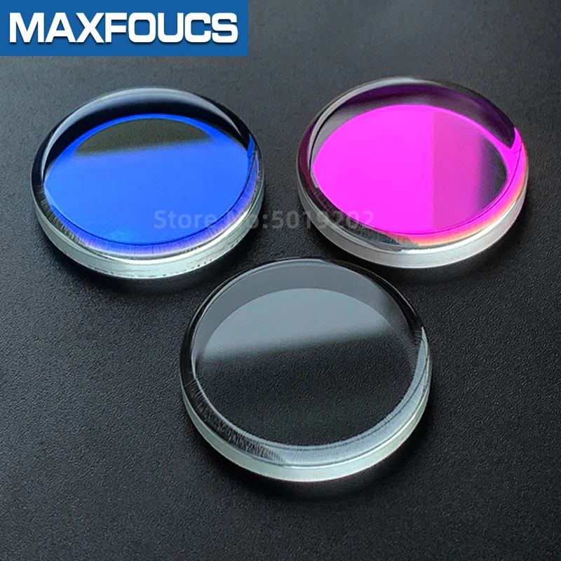 Top hat 28*4.5mm Mineral glass for Auto Divers SKX023 MOD Watch crystal glass Blue Red AR-coating Watch part