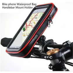 Motorcycle Bicycle Phone Holder Touch Screen Case Bag For Xiaomi 15T 14T,Redmi Note 15 14 13 12 11 10 9 Pro 5G,Poco X7 X6 F7 M7