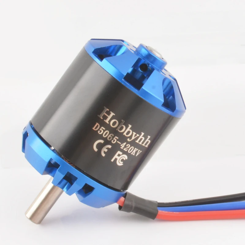 

Hobbyhh 5065 420kv Brushless Motor Power 1600W Suitable for RC Aircraft Remote Controlled Aircraft With 4.0mm Banana Head