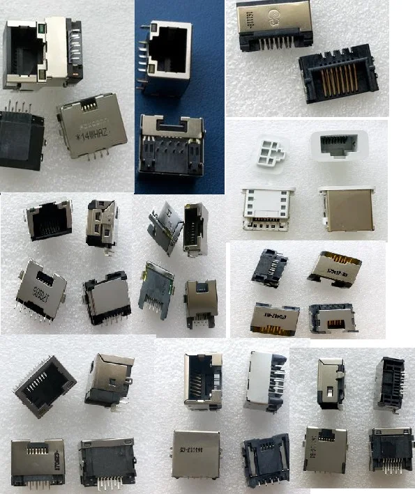 5PCS RJ45 Network card connector   34050B500-600-G    JM36111-N3623-7H