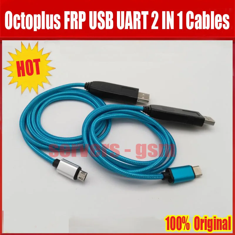 New Octoplus FRP USB UART 2 in 1 ( micro+type c ) EFT UARTcabl For Octoplus FRP Dongle, EFT / NCK Pro