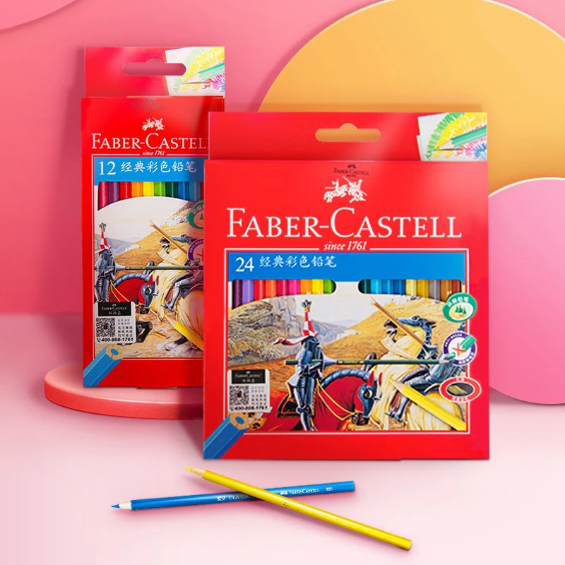 

Faber Castell Цвет карандаш жирной пастельные карандаши 12/24/36/48/60 Цвет s Набор замок серии товары для рукоделия Цветные карандаши для школы