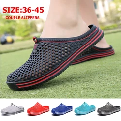 Men&women's Slippers Casual Summer Unisex Slides for Men Beach Male Sandals Non-slip Lightweight Breathable Flip-flop for Couple