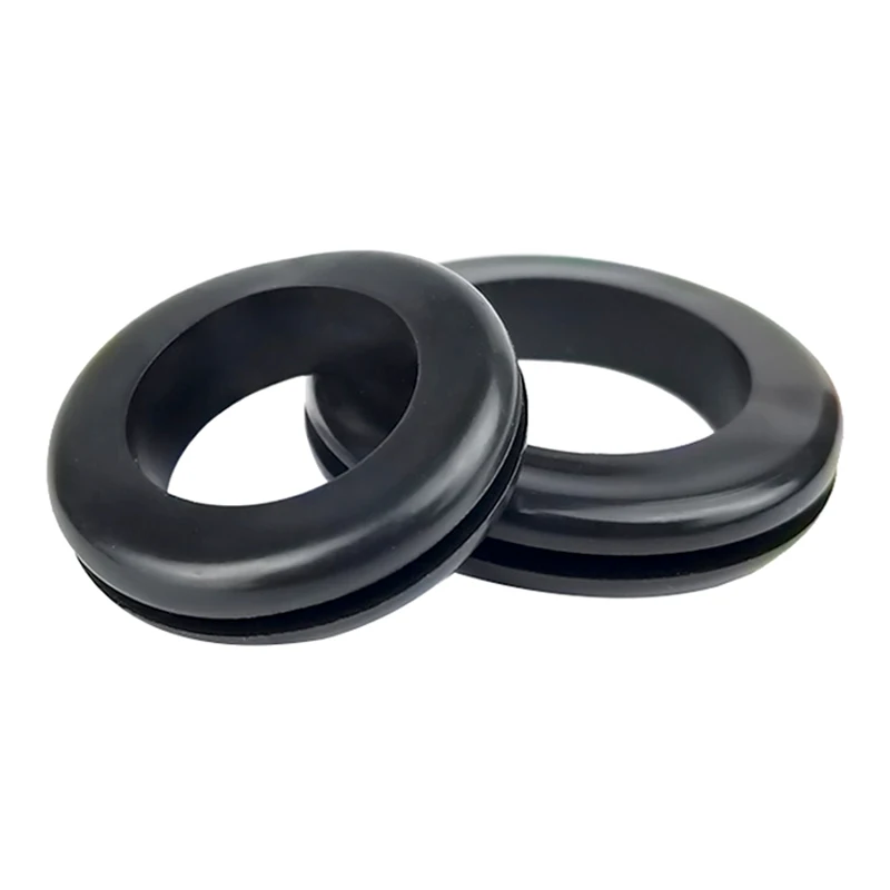 3/4/5/6/7/8/10/12/14/16/18/20/25mm Inner Diameter Cable Wiring Rubber Grommets Gasket Ring Wire Protective Loop Washer