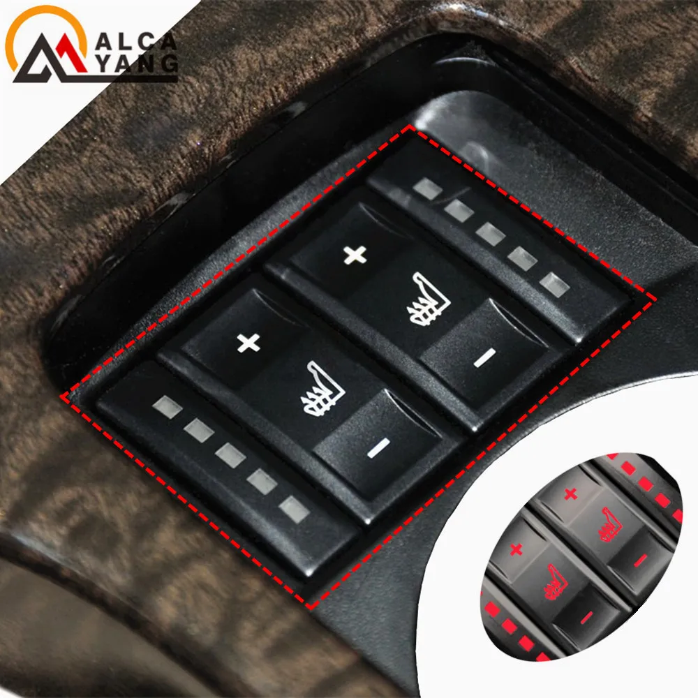 New Car Black Seat Heating Button Control Switch For Ford mondeo MK4 6M2T-19K314-AC 6M2T19K314AC car accessories