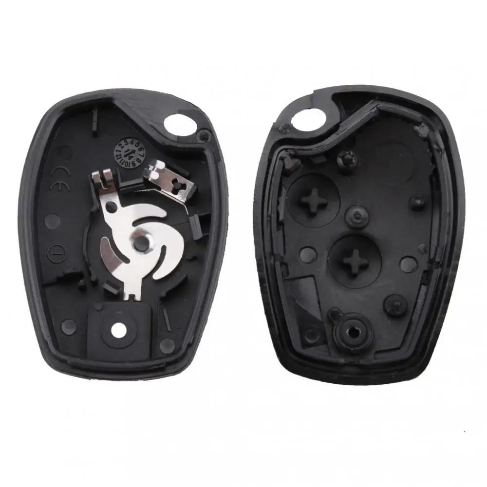 Carcasa para llave de coche, carcasa para mando a distancia, sin cuchilla, compatible con Twingo/Kangoo 2, Renault Dacia Modus Clio 3, 2 o 3 botones