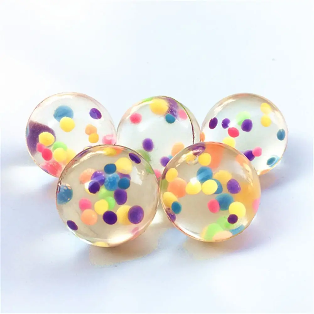 10Pcs 30mmFunny Toy Balls Bouncy Ball Floating Bouncing Child Elastic Rubber Ball Of Bouncy Toy