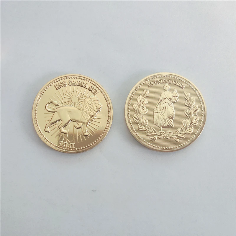 Movie John Wick Continental Hotel Gold Coin Collecting Coins Cosplay Props High Quality Accessories