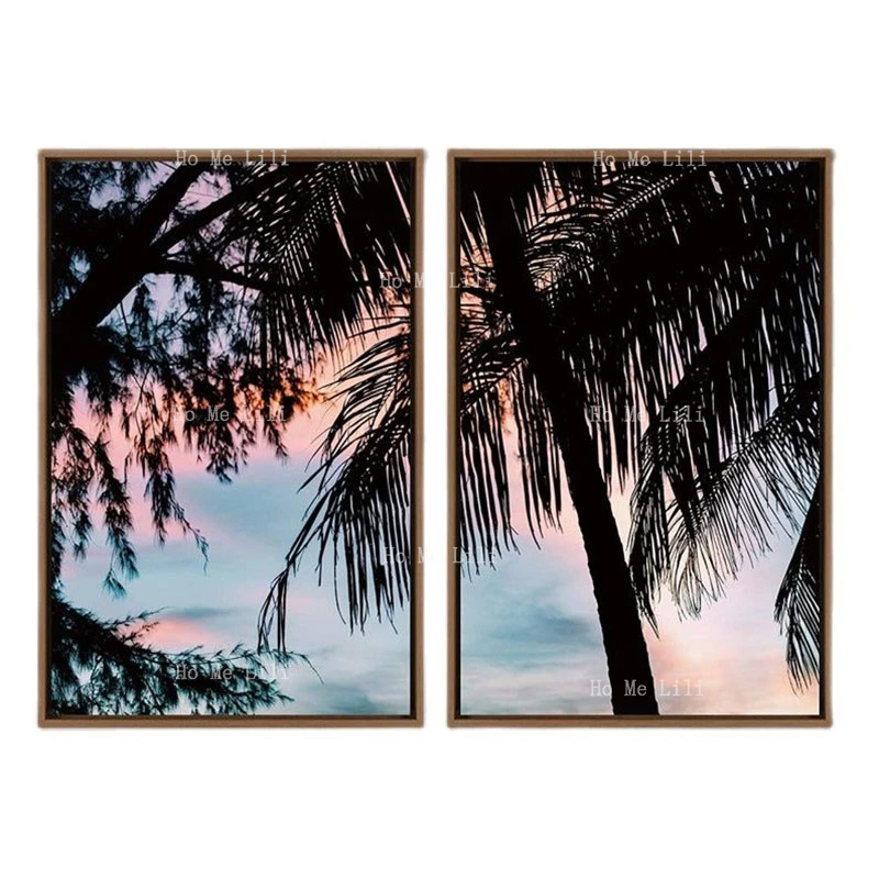 Palm Tree Canvas Print Tropical Beach Wall Art For Living Room Bedroom Home Decor