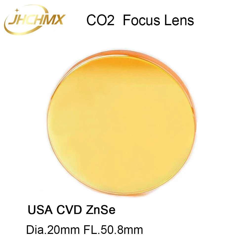 Co2 Focus Lens USA CVD ZnSe Dia.20 FL50.8mm For Co2 Laser Engraving Cutting Machine