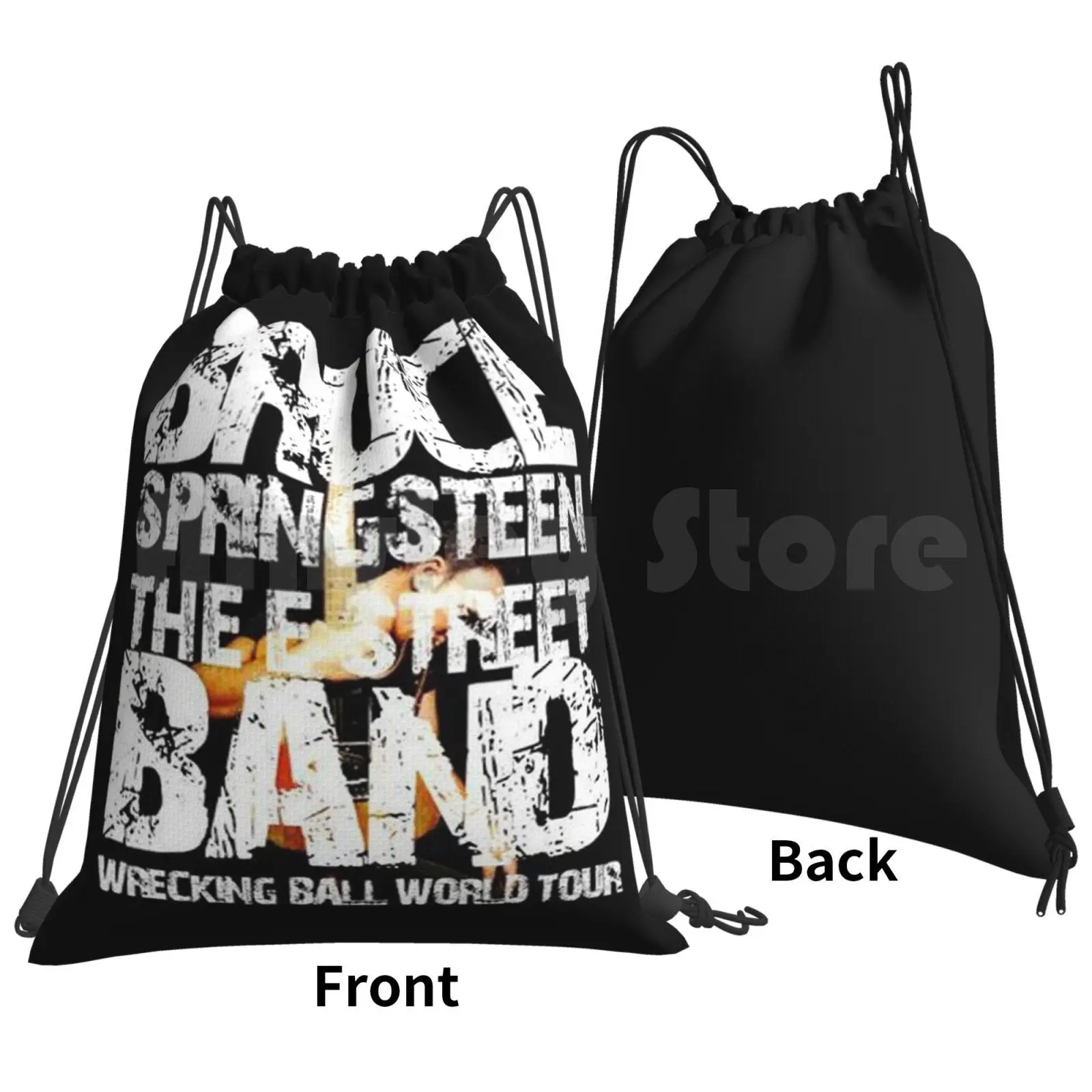 Best To Buy Backpack Drawstring Bags Gym Bag Waterproof E Street Band Maskes E Street Band E Street Band E Street Band