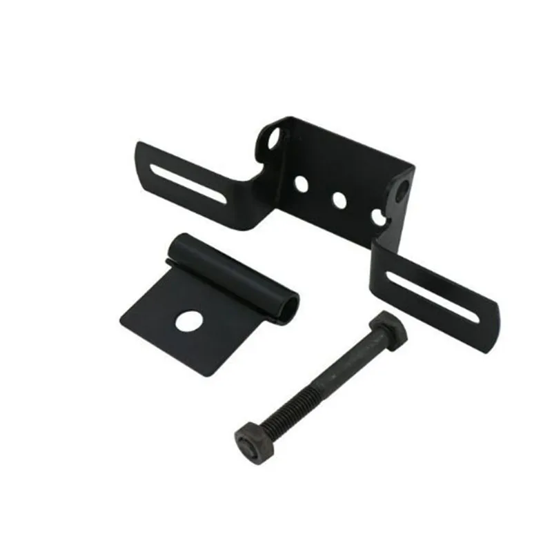 DHBH-Marco de matrícula plegable ajustable para motocicleta, Universal, Blcak