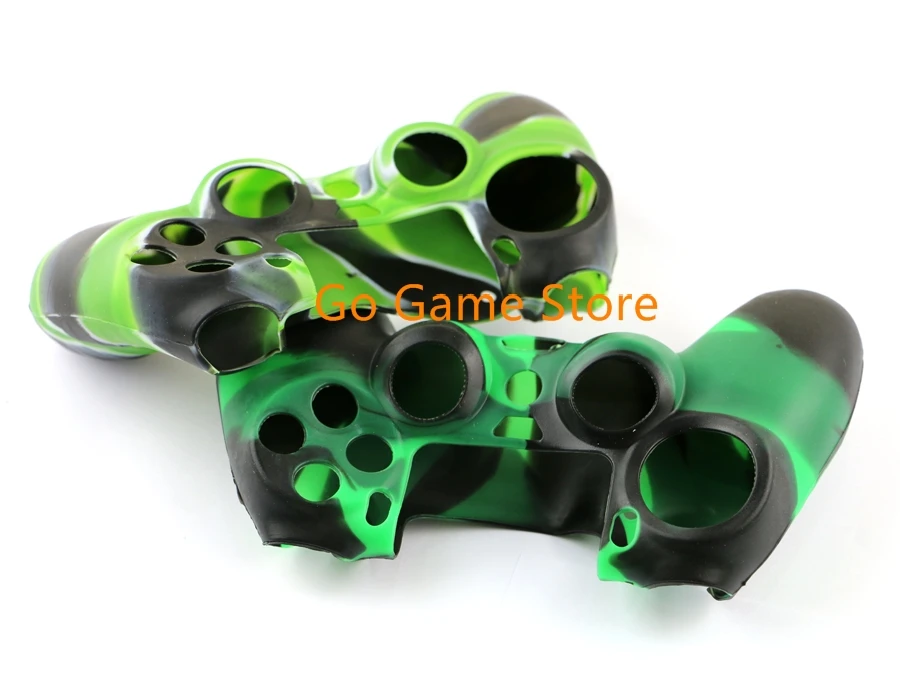 20 piezas para Ps4 mango cubierta protectora de camuflaje para Playstation 4 controlador Camo funda de silicona cubierta de Gel agarre