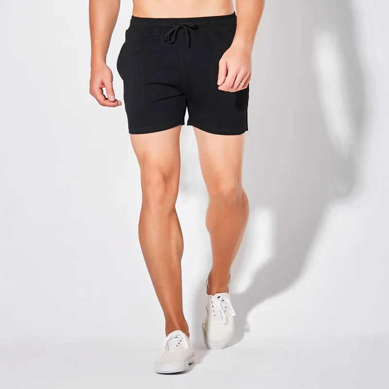 Summer Men Short Shorts Male Badminton Jogger Shorts Plus Size Casual Trunks Cotton Sportswear Boys Black Fitness Running Shorts