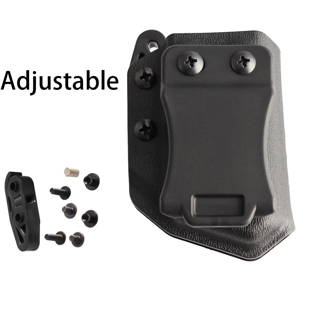 Tactical 9mm/.45CA Magazine Pouch Double Single Stack Pistol Mag Holster Universal For Glock 21 29 SIG P220 IWB/OWB Mag Case