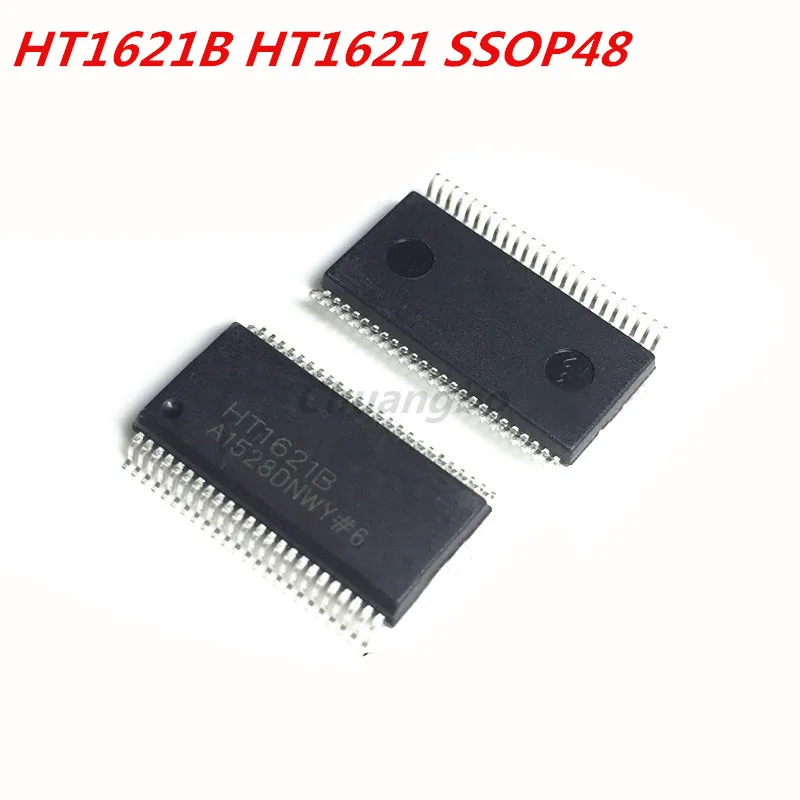 5PCS/LOT HT1621 HT1621B SSOP48 LCD CHIP IC NEW New spot