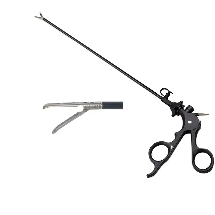 5mm Diameter laparoscopic instrument Grasping Forceps Single-action stomach forceps