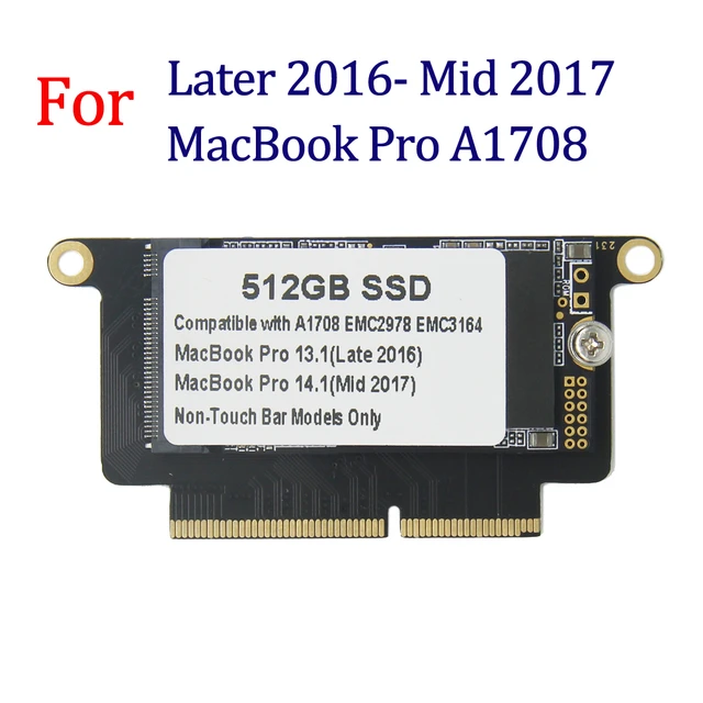 New 128GB 256GB 512GB 1TB SSD For 2016 2017 Macbook Pro Retina A1708, With  DIY Tools - AliExpress