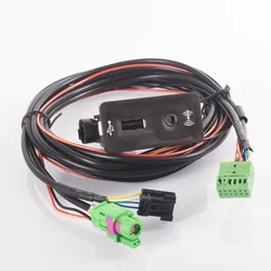 Car USB AUX in Plug Input Socket Adapter for vw passat Transporter Sharan  Caddy Touran
