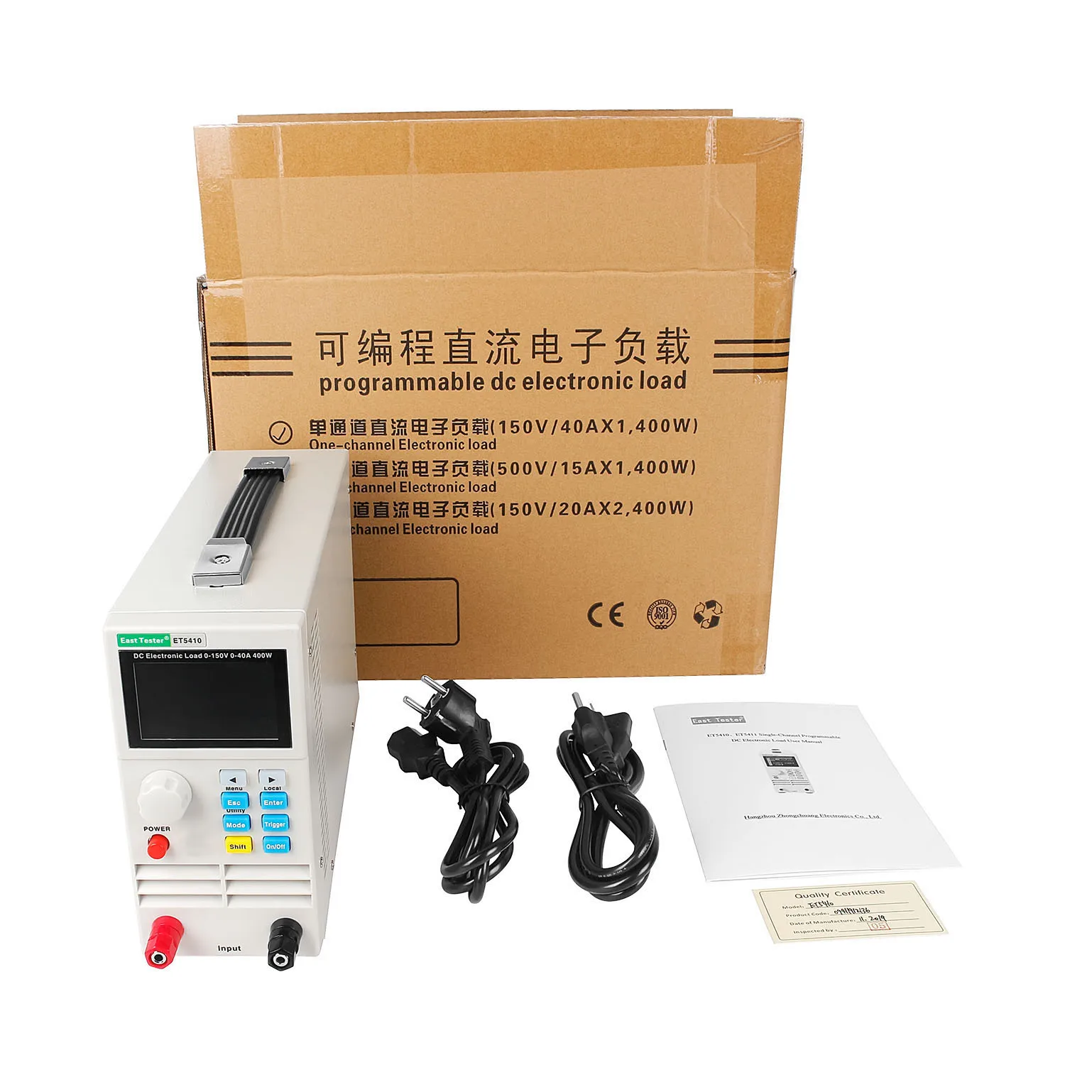 Programmable DC Electronic Load Single/Dual Channel 400W 150V 40A /20A Digital Battery Capacity Tester ET5410A+ ET5420A+ ET5411A