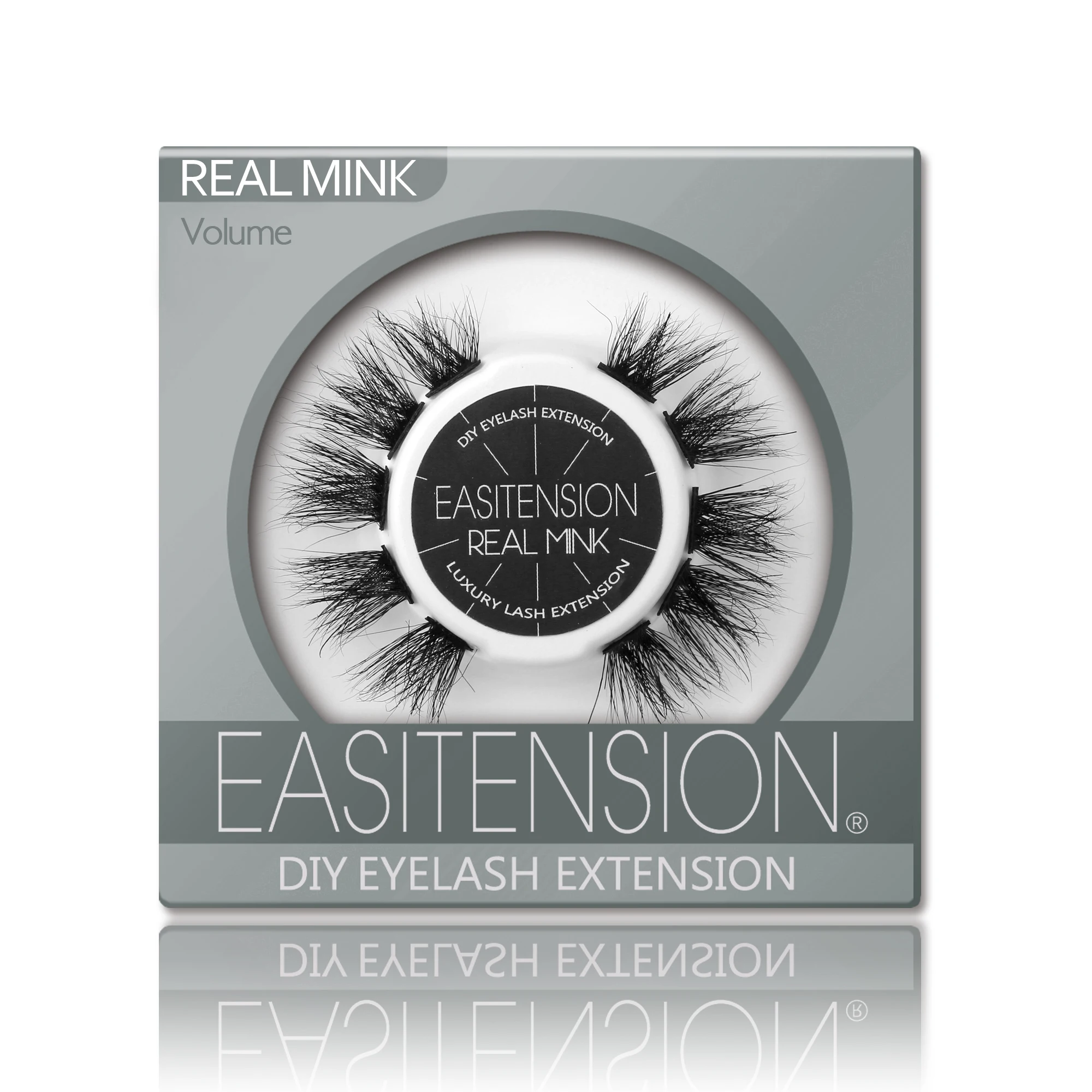 EASITENSION DIY Lash Segmented Mink Lashes Fluffy Messy 3d Cluster Lashes Mix Individual Eyelashes Extensions