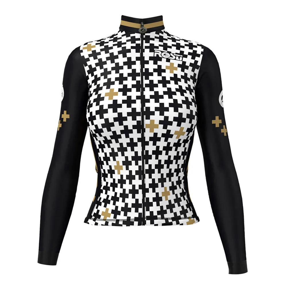 Cycling winter women long sleeves warm jersey roupas de ciclismo team mtb bike jacket roadbike racing uniform bicycle coat