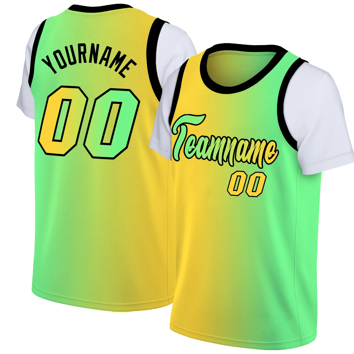 Custom Basketball Jersey Full Sublimated Team Name/Numbers Short Sleeve Tee Shirts for Men/Kids Hip Hop Casual Daily Wear Party