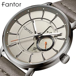 Fantor Top Brand Business Men Watch Luxury Fashion Leather Casual Quartz Watches reloj hombre Male Clock 2022 Design