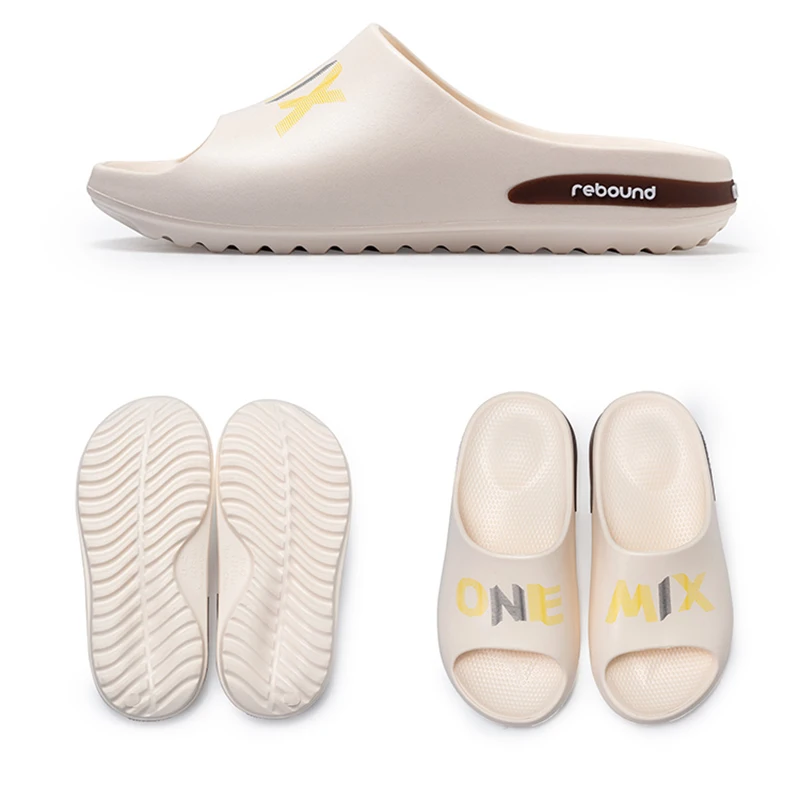 ONEMIX Original Männer Indoor Sandalen Slipper Sommer Casual Outdoor Non-slip Strand Watte Schuhe Erwachsenen Männlichen Cartoon Hause Flip-flops