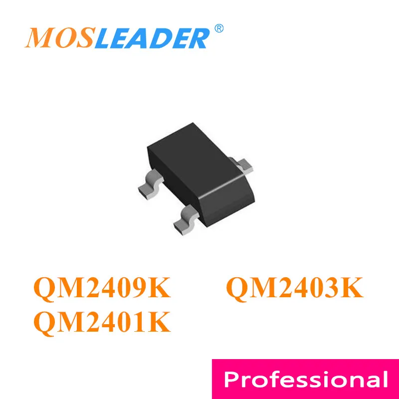 

Mosleader QM2409K QM2403K QM2401K SOT23 3000PCS QM2409 QM2403 QM2401 P-Channel 20V Made in China High quality