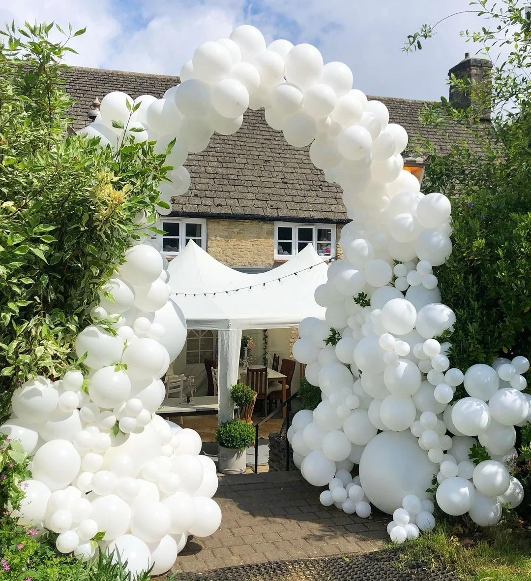 

98pcs White Balloon Arch Kit Big Air Balloon Garland Set Wedding Birthday Decoration Bride Shower Anniversaire Party Marriage