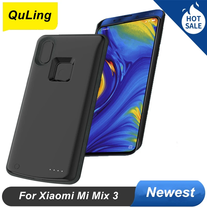 

QuLing 6500 мАч для Xiaomi Mix 3 чехол для батареи подставка для телефона Mi Mix 3 чехол умный внешний аккумулятор для Xiaomi Mix 3 чехол для зарядного устройства