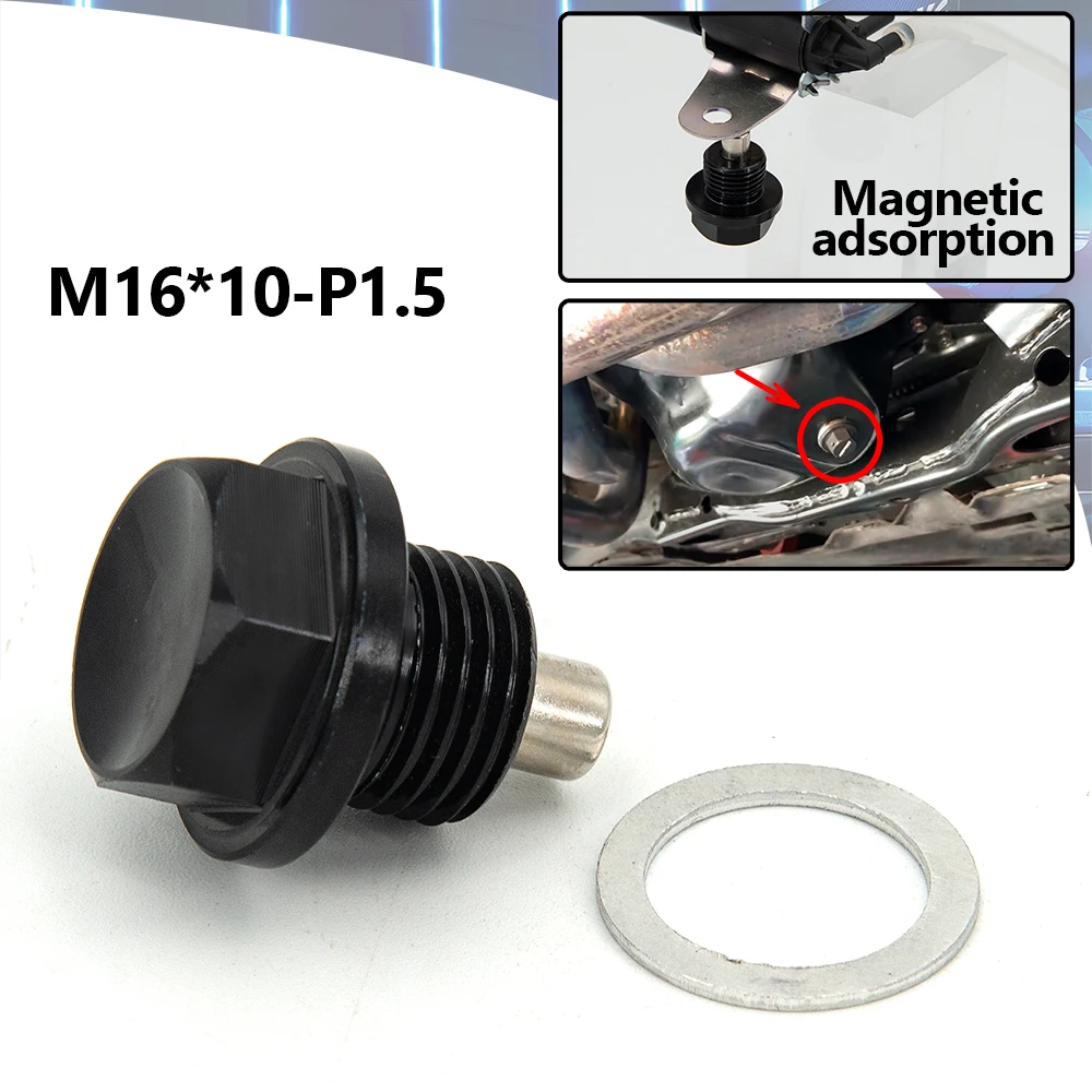 Universal M16*1.5 M8*1.25 Engine Dress Up Magnetic Oil Drain Plug Package/Oil Sump Drain Plug