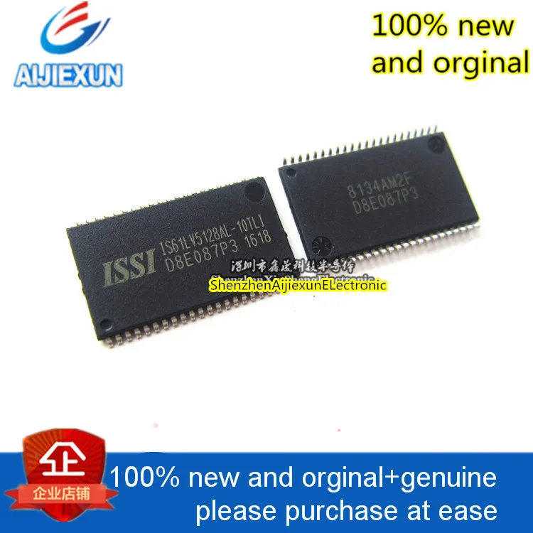 2pcs 100% new and orginal IS61LV5128AL-10TLI TSOP44 512K*8 CMOS 512K * 8 HIGH-SPEED CMOS STATIC RAM large stock