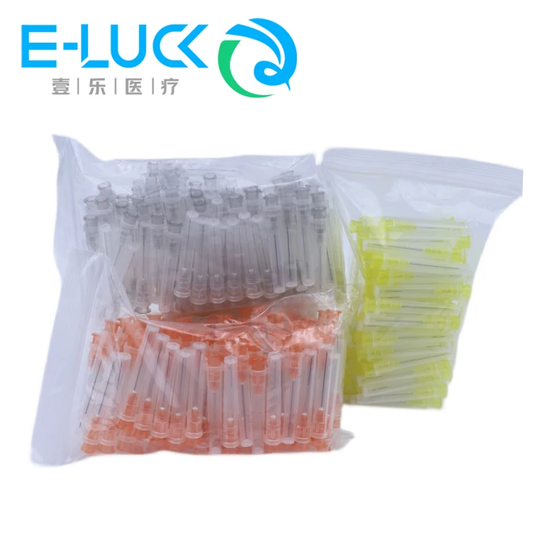 Dental Irrigation Needle Tip Root Canal Periodontal Pockets Surgical Sites Irrigation Needle Single Side 100pcs/bag