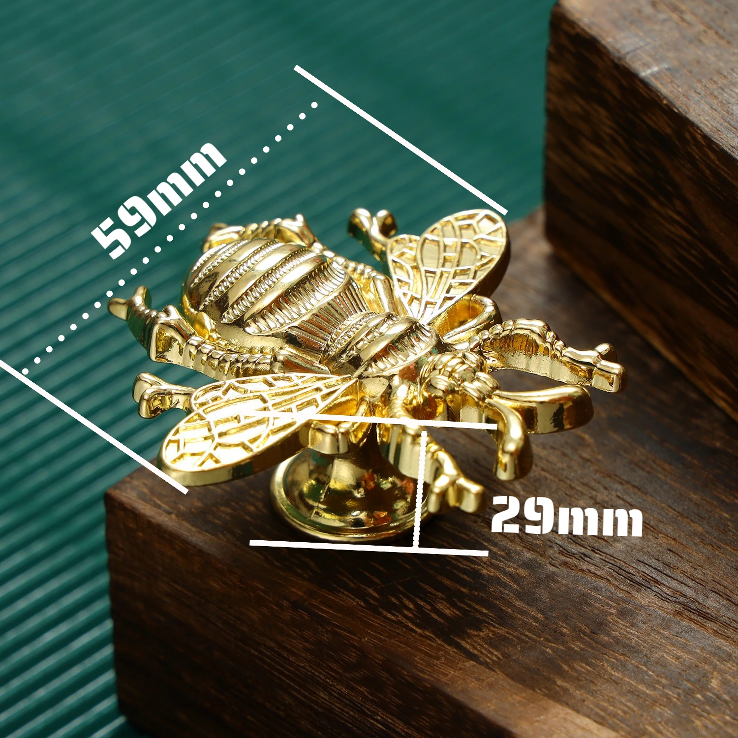 1 Stück Bienenform-Kleiderschrankknopf, Möbelgriffe, Türknöpfe und -griffe, Schrank-, Küchen- und Schubladengriffe, Heimdeko – Detail 7